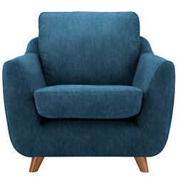 G Plan Vintage The Sixty Seven Armchair Velvet Indigo